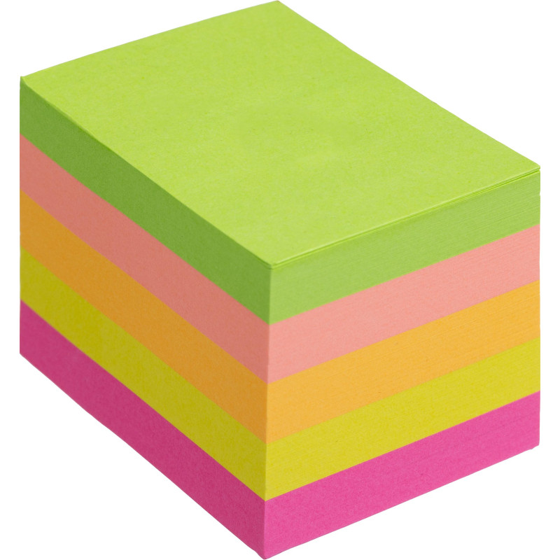 Стикеры Attache Economy с клеев.краем 38x51 мм, 400 лист, 5 неоновых цв