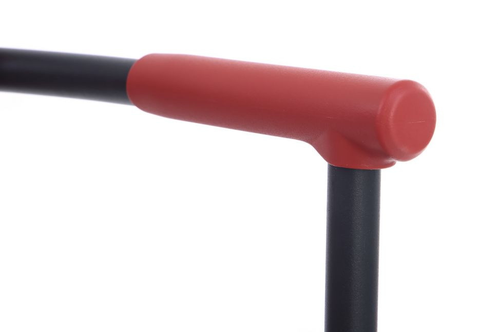 Кресло Kolin W-231 Чёрный каркас/Красная ткань 60-60-75*83