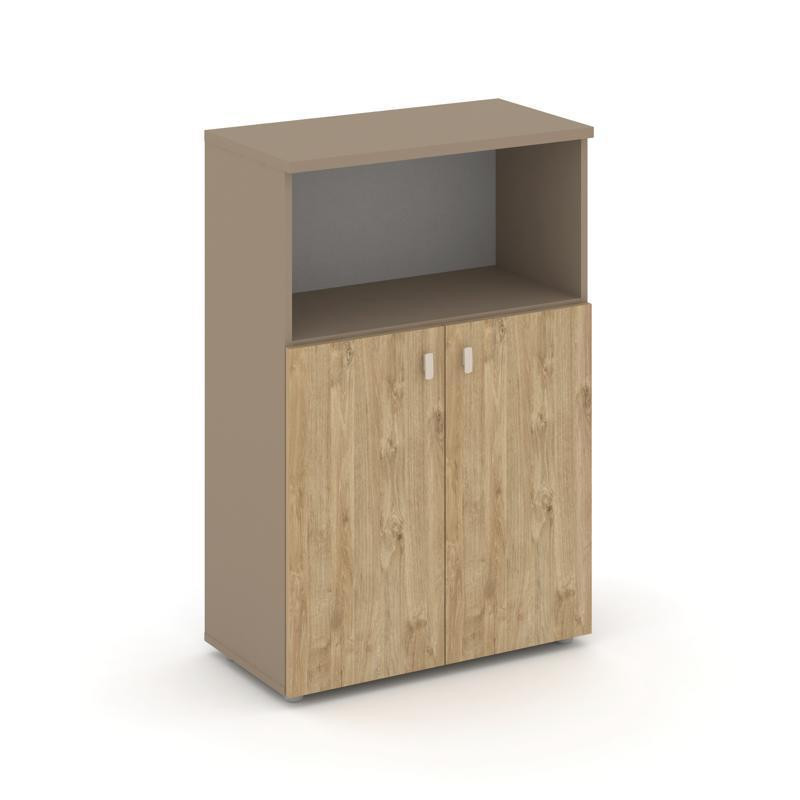Estetica Шкаф средний широкий ES.ST-2.1 Латте/Тиквуд Светлый 800*420*1207 Estetica Шкаф средний широкий ES.ST-2.1 Латте/Тиквуд Светлый 800*420*1207