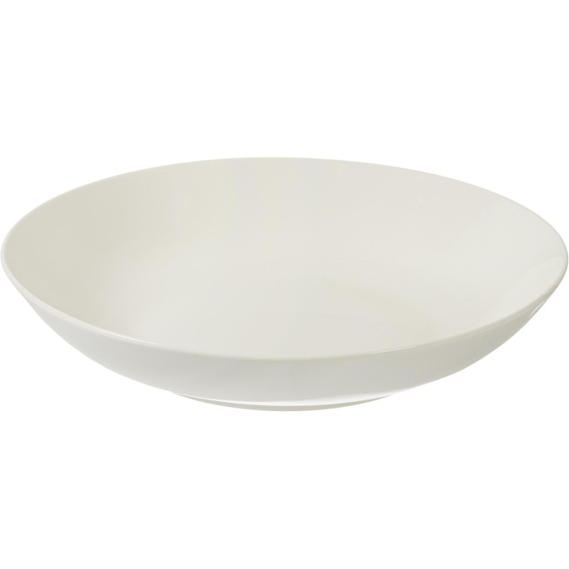 Тарелка Makalu глубокая без борта,  D203мм, фарфор, белая 6шт/уп