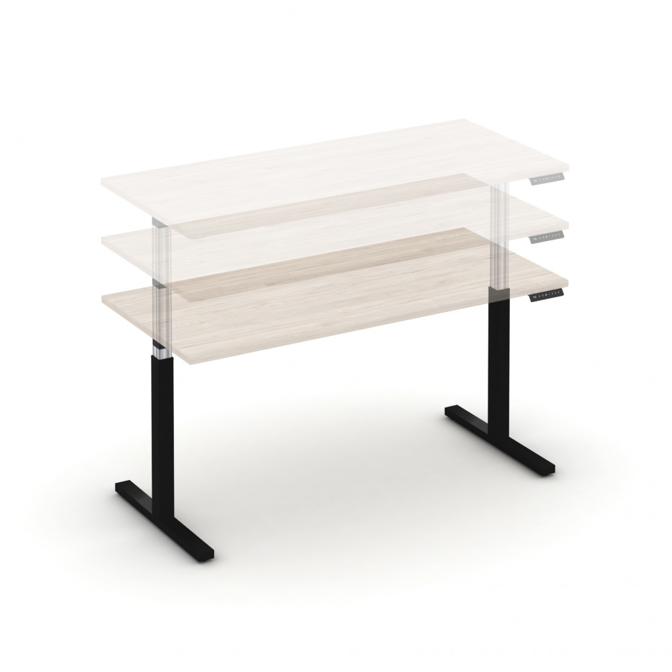 Move up Стол электроподъемный MV.SE-4.7 Денвер Светлый/Металл Черный 1580*720*720-1190