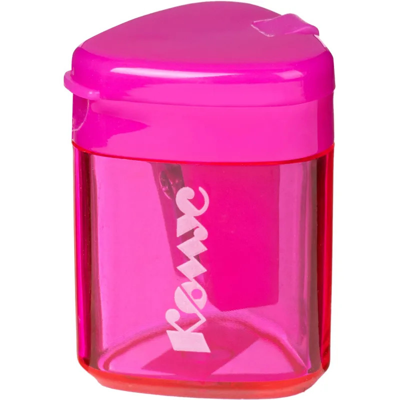 Точилка Комус Класс, 1 отверстие, с контейнером, в ассорт Точилка Комус Класс, 1 отверстие, с контейнером, в ассорт