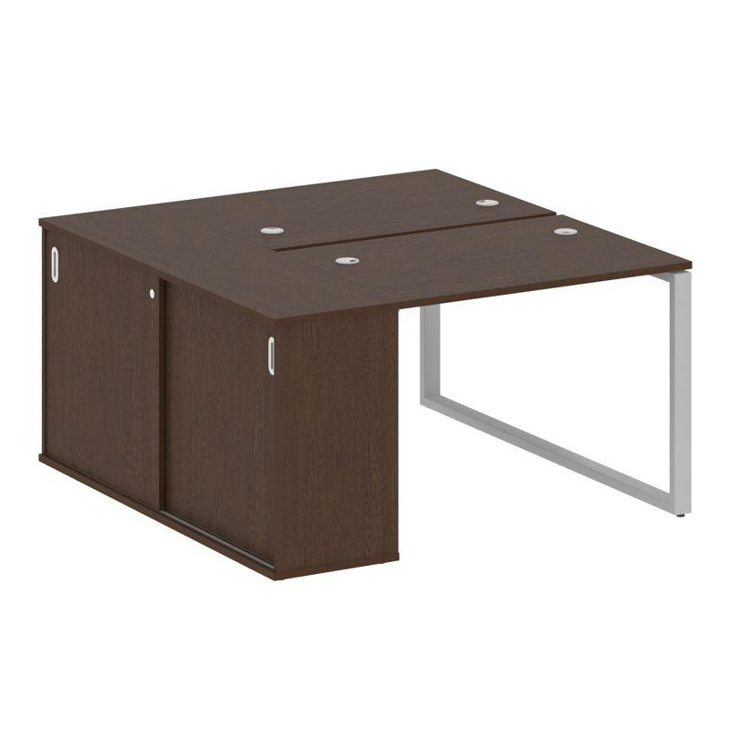 Metal System Рабочая станция с шкафом-купе на О-образном м/к БО.РС-СШК-1.1 Т Венге Цаво/Металл Серый Metal System Рабочая станция с шкафом-купе на О-образном м/к БО.РС-СШК-1.1 Т Венге Цаво/Металл Серый