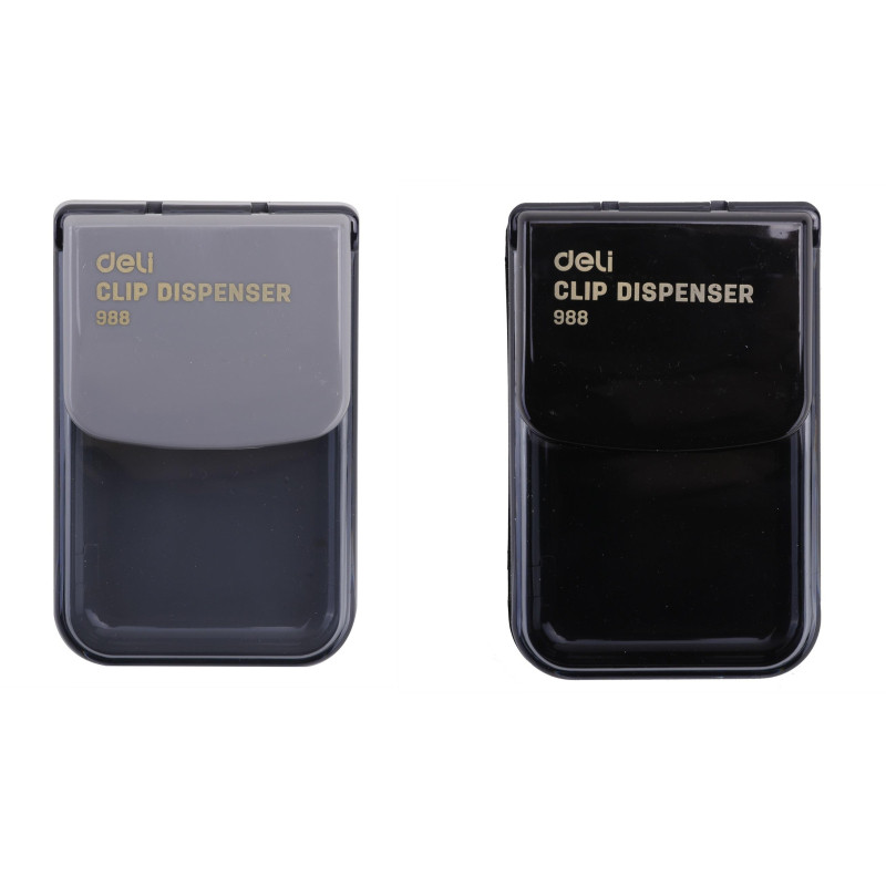 Скрепочница магнитная Deli Е988 со скрепками в комплекте, цвет ассорти Скрепочница магнитная Deli Е988 со скрепками в комплекте, цвет ассорти