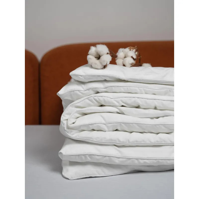 Одеяло 140х205 стежка кант (50%вискоза,50%ПЭ/55%тенсель,45%хл.) 200г/м2