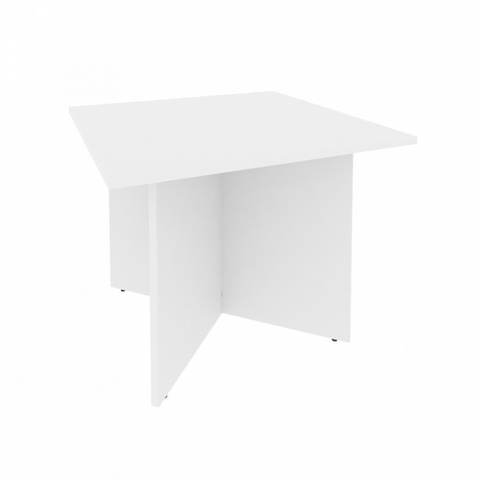 Onix Стол переговорный O.PRG-1 Белый Бриллиант 980*980*750 Onix Стол переговорный O.PRG-1 Белый Бриллиант 980*980*750