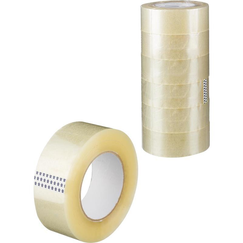 Клейкая лента упаковочная 48мм x 200м 40мкр прозрачная 6 шт/уп СПб