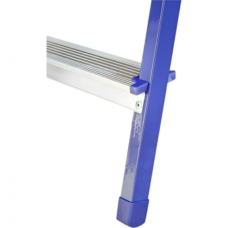 Стремянка Алюмет стальная окрашенная с алюминиевыми ступенями  8 ст. М8408