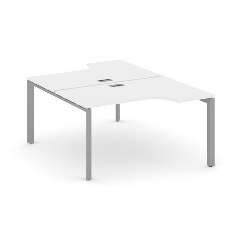 Style Project Рабочая станция эргономичная SN-59P.DRPA-021 Белый/Металл Серый/Серебро Заглушка 1380*