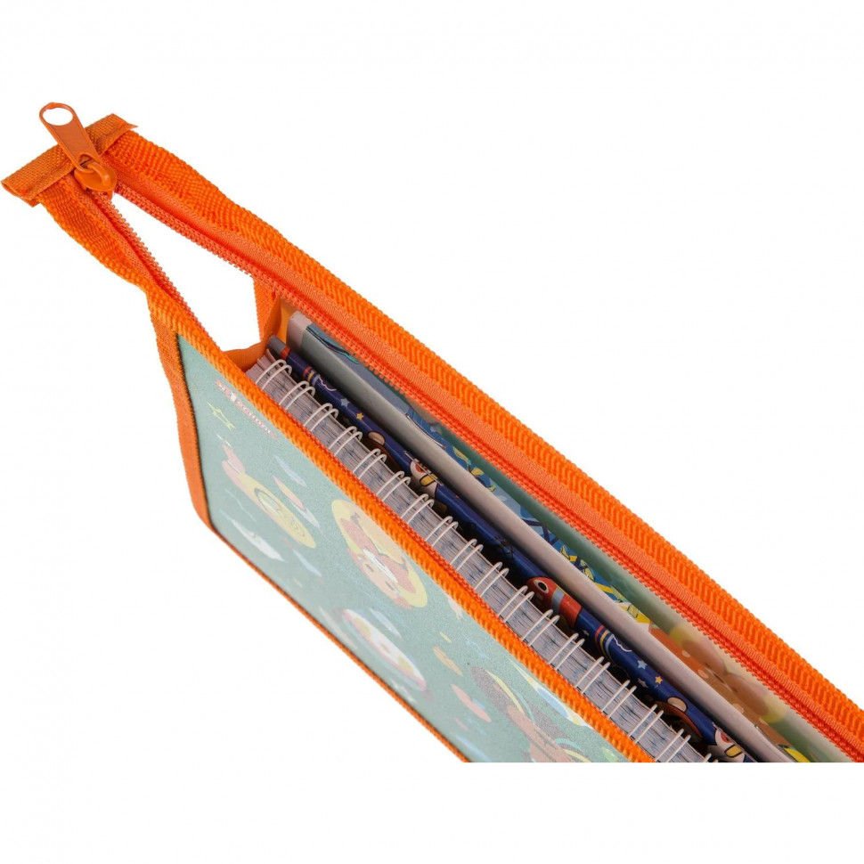 Папка для тетрадей Animals,А5, молния, пластик, ПТ-735