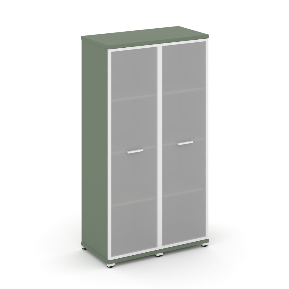 Concept Шкаф 2 узкие секции, 4 ниши CN.STU-426 RMW W Кобо/Металл Белый/Сатин 836*420*1554