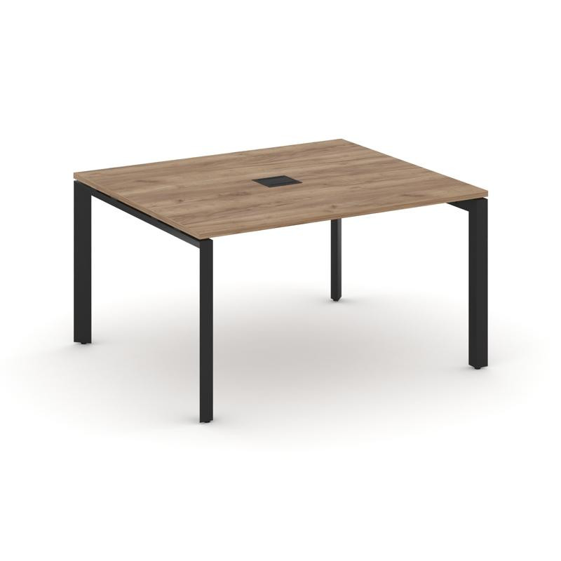 Style Project Стол переговорный SN-59P.SPRG-033 Дуб Табак/Металл Черный 1380*1180*750