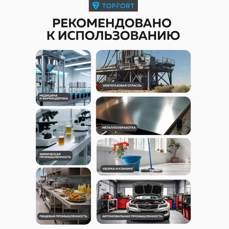 Перчатки КЩС латексные TopFort Профхим Лат К50 Щ50 цв.желтый р.7