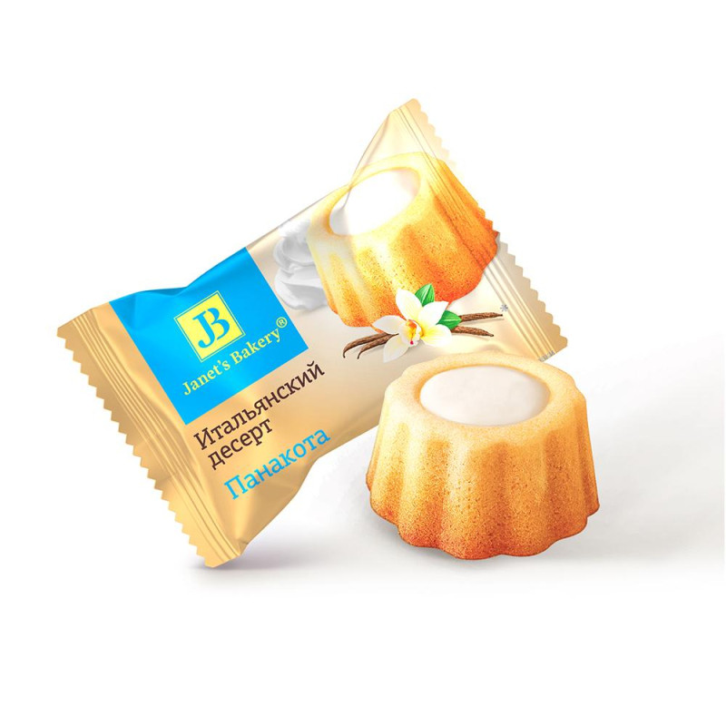 Пирожное Janet's Bekery итальянский,панакота,Славянка, 500г