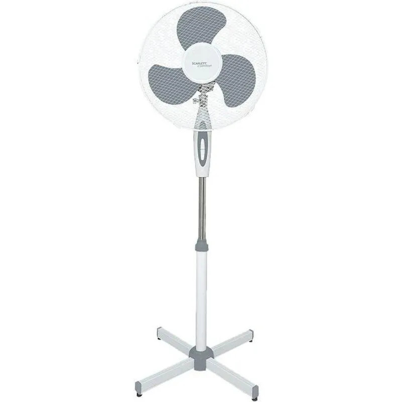 Вентилятор напольный SCARLETT SC-SF111B01, 45Вт, серый