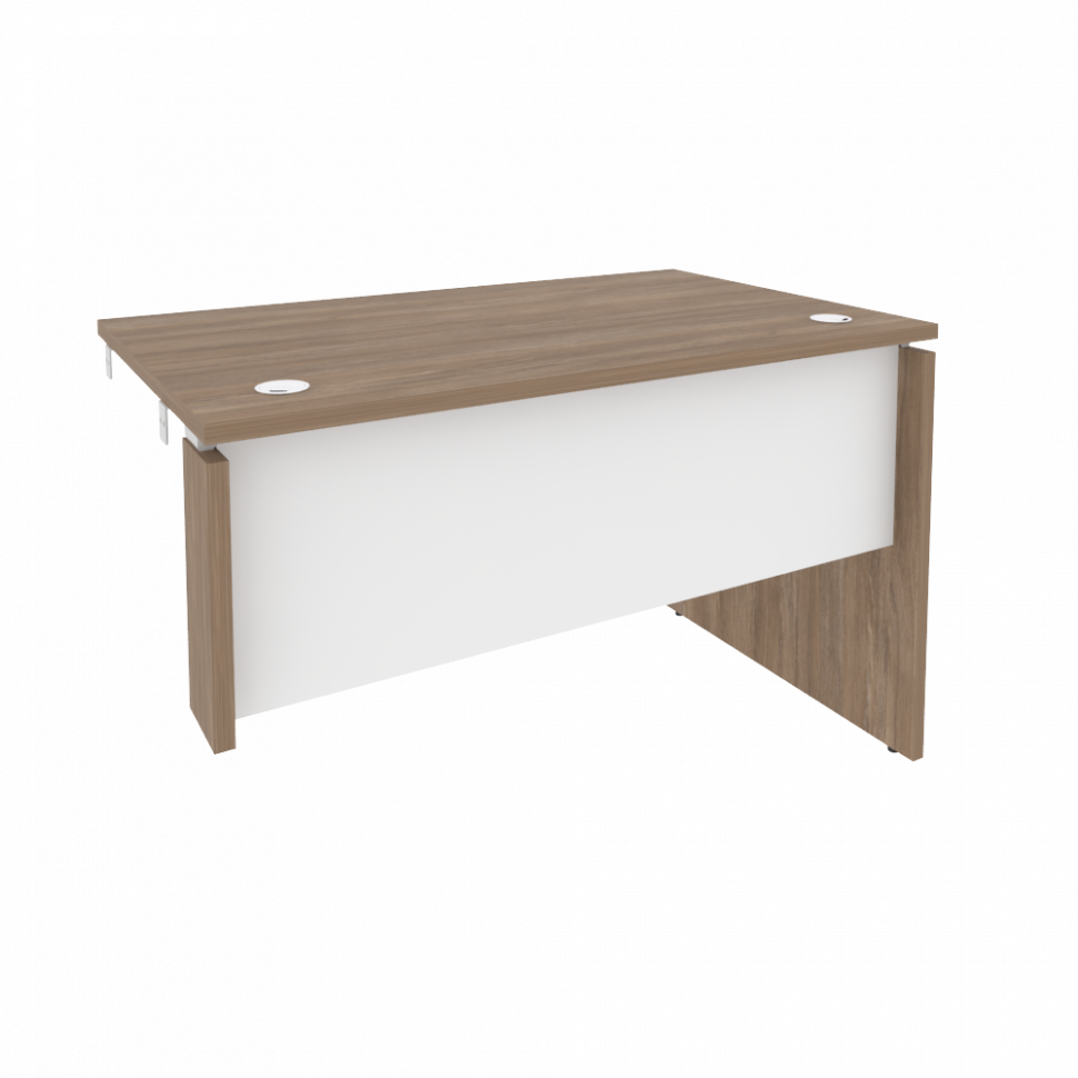 Onix Стол-приставка правый к опорным элементам O.SPR-2.7 (R) Дуб Аризона/Белый Бриллиант 1180*720*75