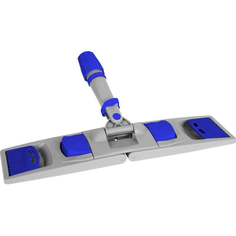 Держатель МОПа универс/зажимы, пластик LuscanProf  50х11см, серый/синий