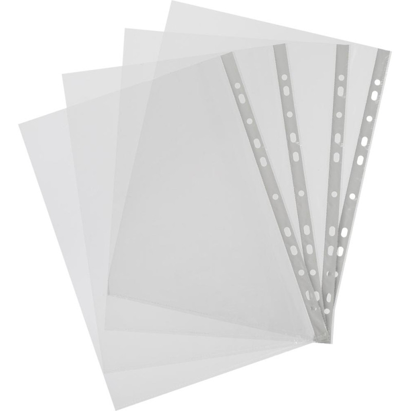 Файл-вкладыш А4 100шт., гладкая Элементари 0,45 мм