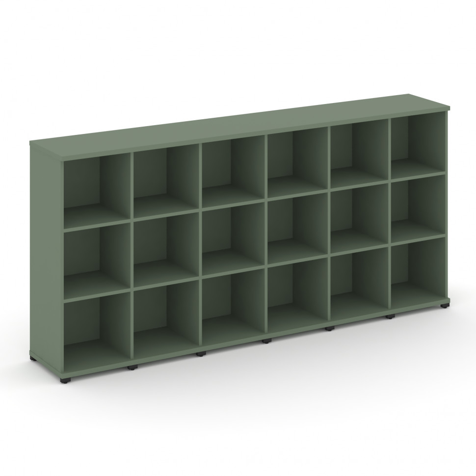 Concept Стеллаж 6 узких секций, 3 ниши CN.STU-360 Кобо/Металл Черный 2500*420*1186 Concept Стеллаж 6 узких секций, 3 ниши CN.STU-360 Кобо/Металл Черный 2500*420*1186