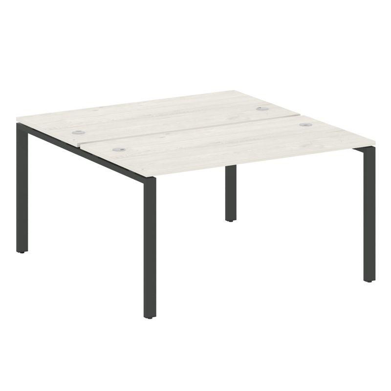 Metal System Рабочая станция на П-образном м/к БП.РАС-СП-2.3 Дуб Наварра/Металл Антрацит 1400*1475*7 Metal System Рабочая станция на П-образном м/к БП.РАС-СП-2.3 Дуб Наварра/Металл Антрацит 1400*1475*7