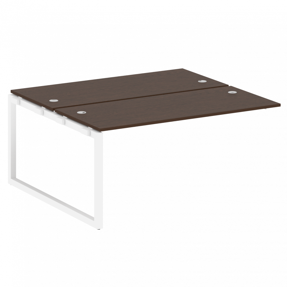 Metal System Quattro Проходной элемент рабочей станции на О-образном м/к 50БО.ПРС-СП-2.4 Венге Цаво/ Metal System Quattro Проходной элемент рабочей станции на О-образном м/к 50БО.ПРС-СП-2.4 Венге Цаво/