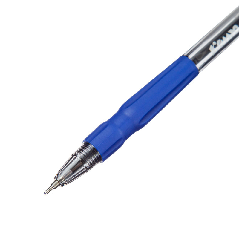 Ручка шариковая неавтомат. Комус 0,4 мм,шар0,5 мм,син,масл,манж