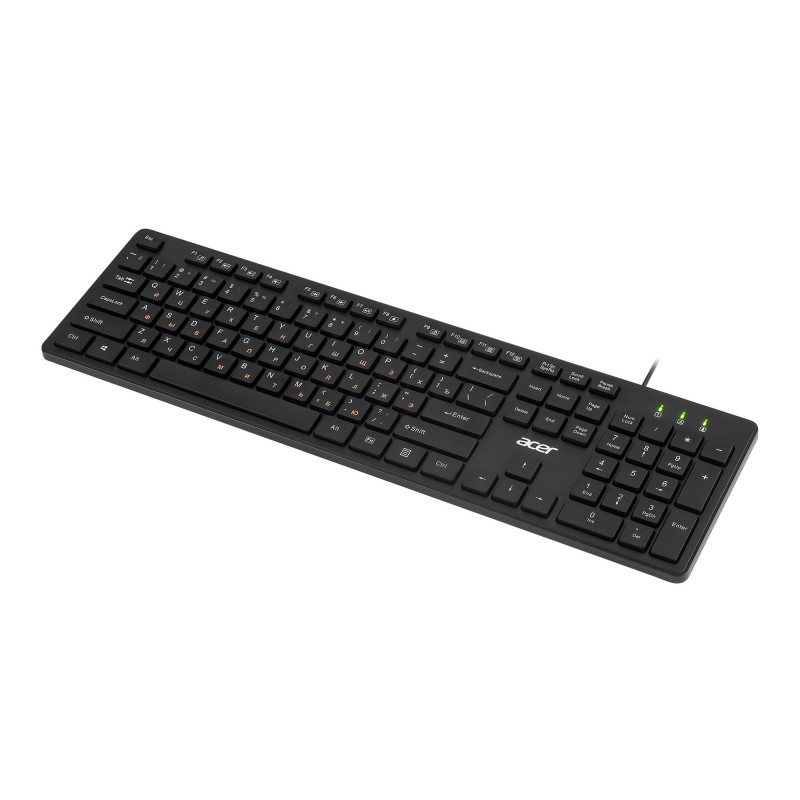 Клавиатура Acer OKW122 черный USB (ZL.KBDEE.00C)