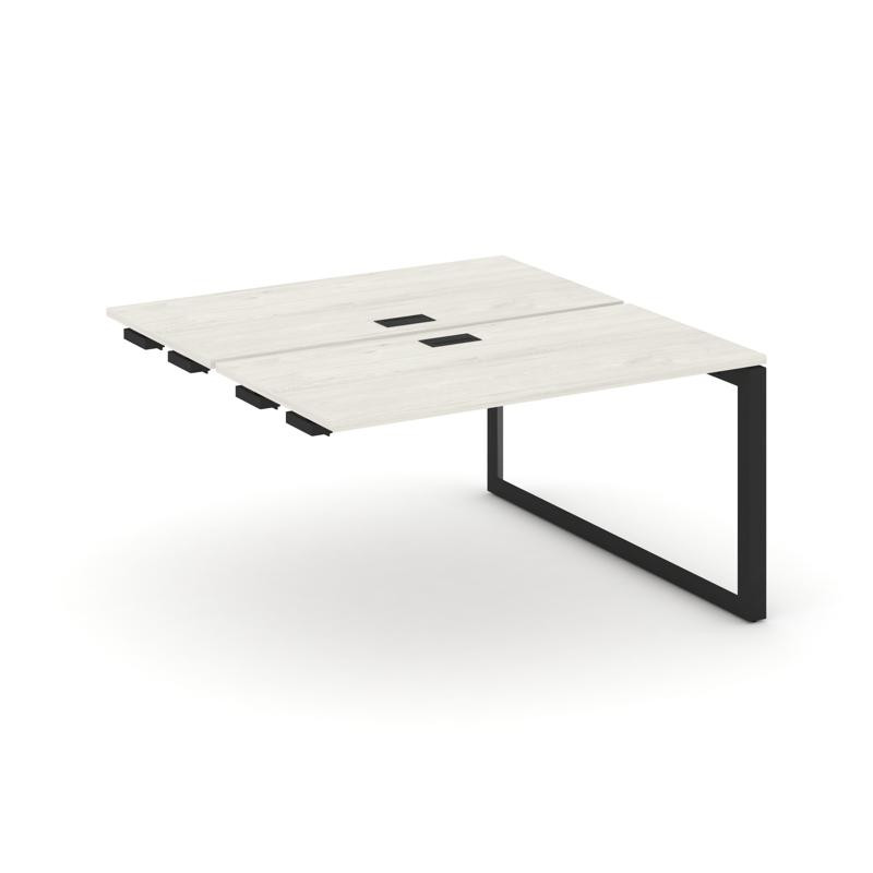 Style Project Стол-приставка к опор. элем. SN-59O.DPRS-011 Дуб Наварра/Металл Черный/Черный Заглушка