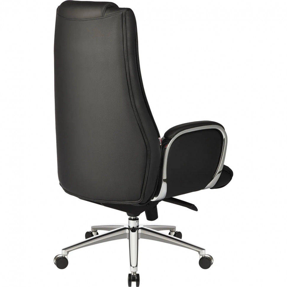 Кресло BN_Jl_Руководителя Echair-518 ML кожа черная, хром