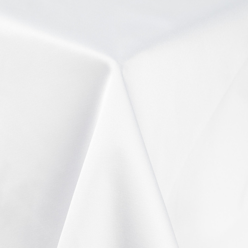 Скатерть Luscan Журавинка 145х180см (88%ПЭ, 12%хлопок) рис. гладкий, белый