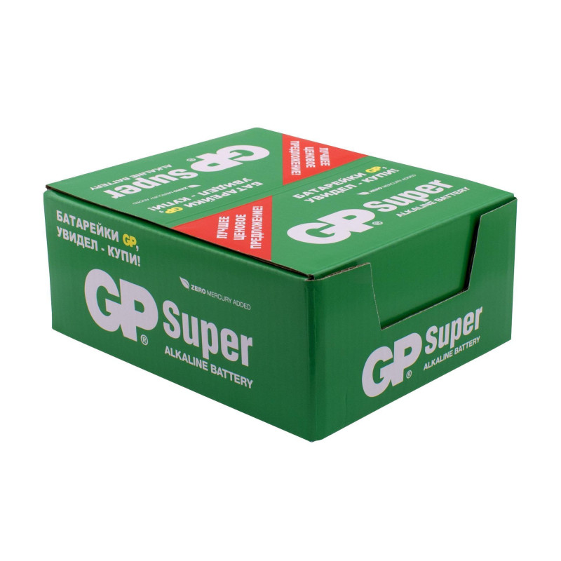 Батарейка GP Super AAA/LR03/24A 24ARS-2SB4/24AA21RA-2CRS4 96шт/уп, 4шт/бл