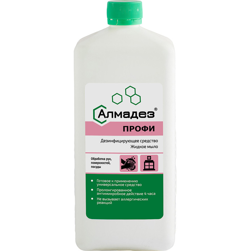 Мыло жидкое дезинф. Алмадез-Профи 1 л (крышка)