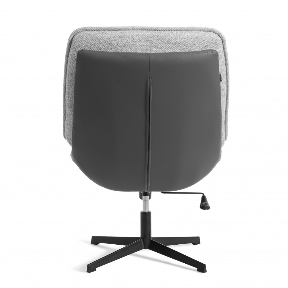 Кресло лаунж Cosmo велюр/букле/экокожа, VT shape silver/графит