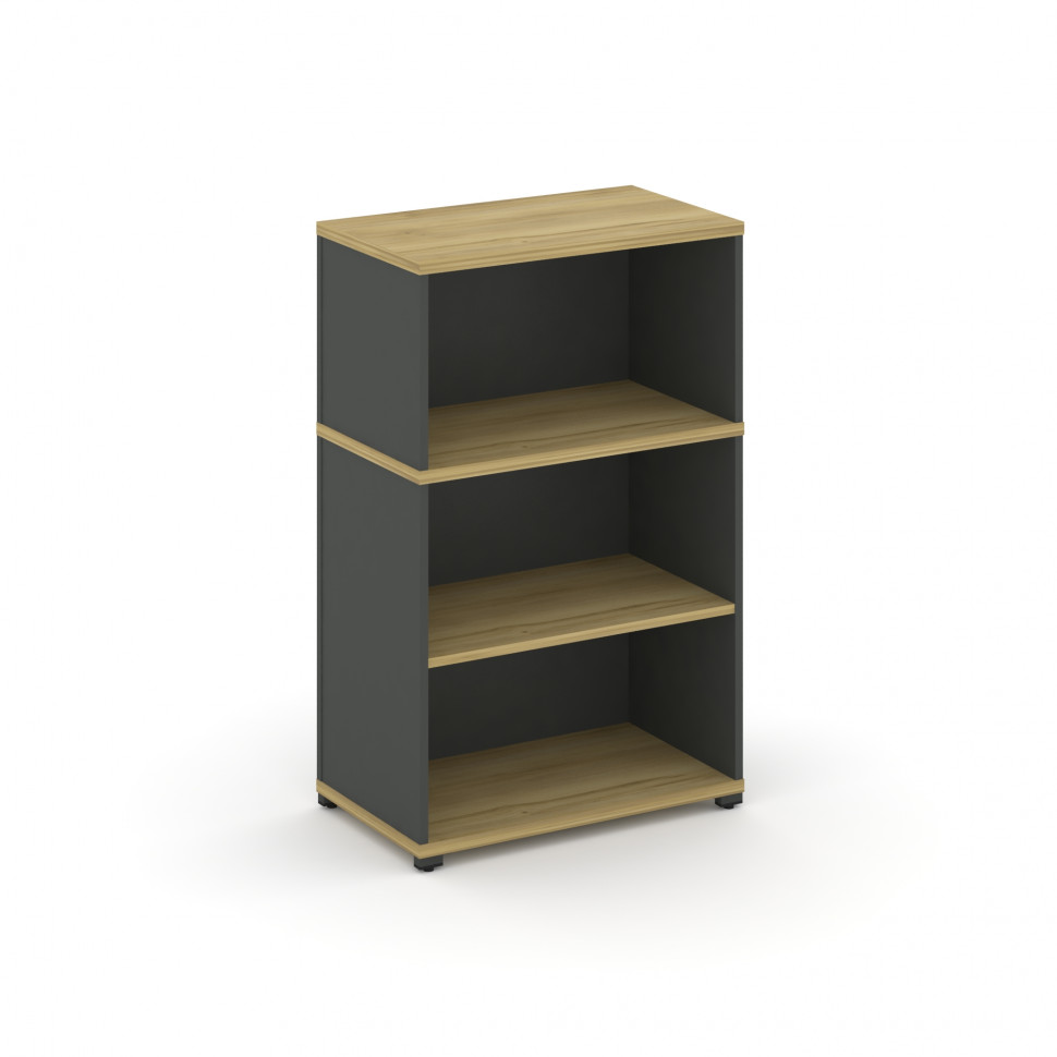 Concept Стеллаж опорный/приставной с надставкой низ. CN.SOPO-003 Дуб Винченцо/Антрацит/Металл Антрац