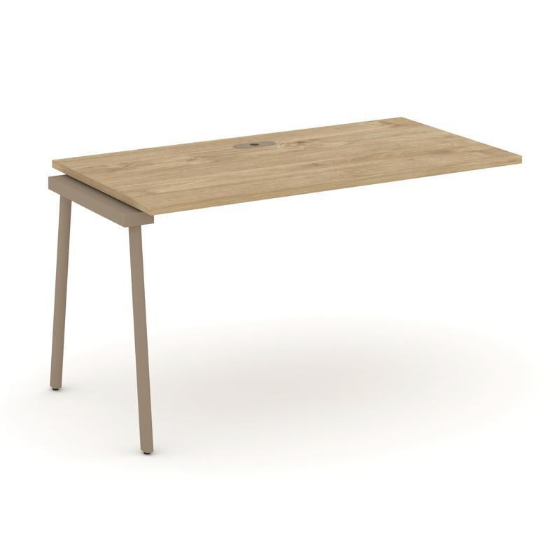 Estetica Наборный элемент рабочей станциии ES.1.NRS-3-LP Тиквуд Светлый/Металл Латте 1380*730*750 Estetica Наборный элемент рабочей станциии ES.1.NRS-3-LP Тиквуд Светлый/Металл Латте 1380*730*750