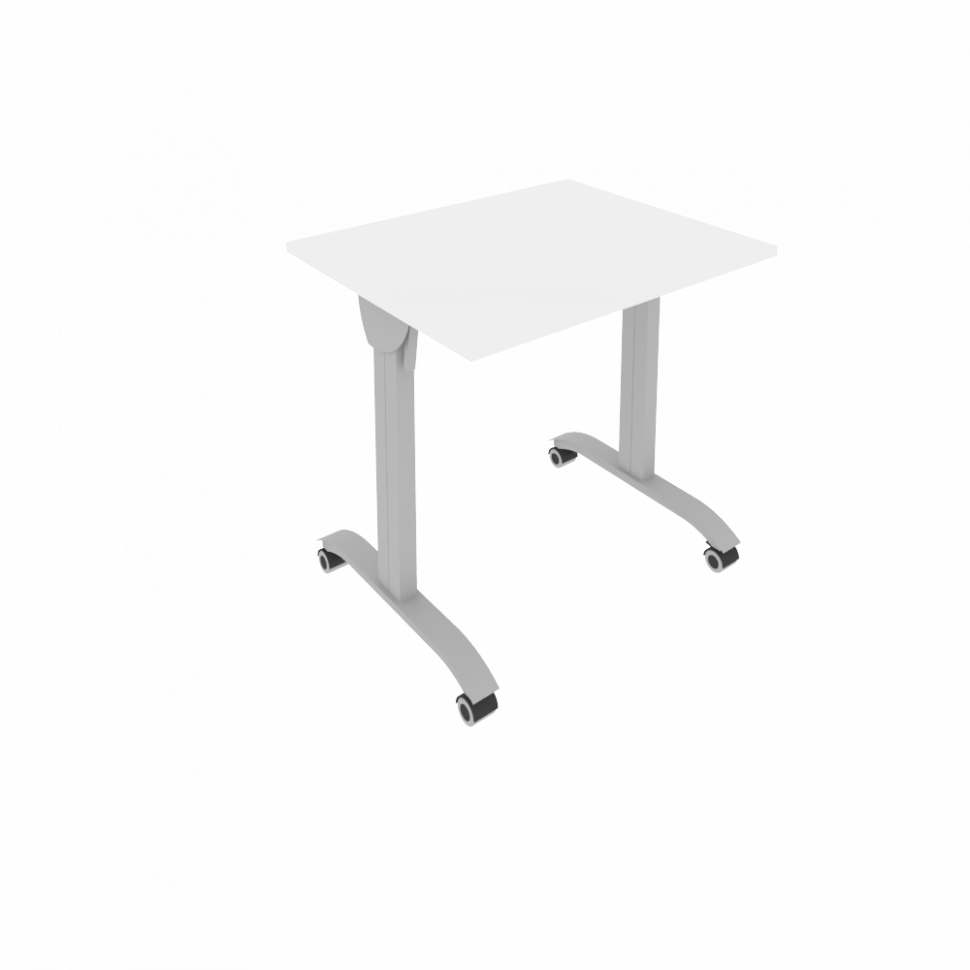 Mobile System Стол складной мобильный СМ-1 Белый/Металл Серый 800*650*757 Mobile System Стол складной мобильный СМ-1 Белый/Металл Серый 800*650*757