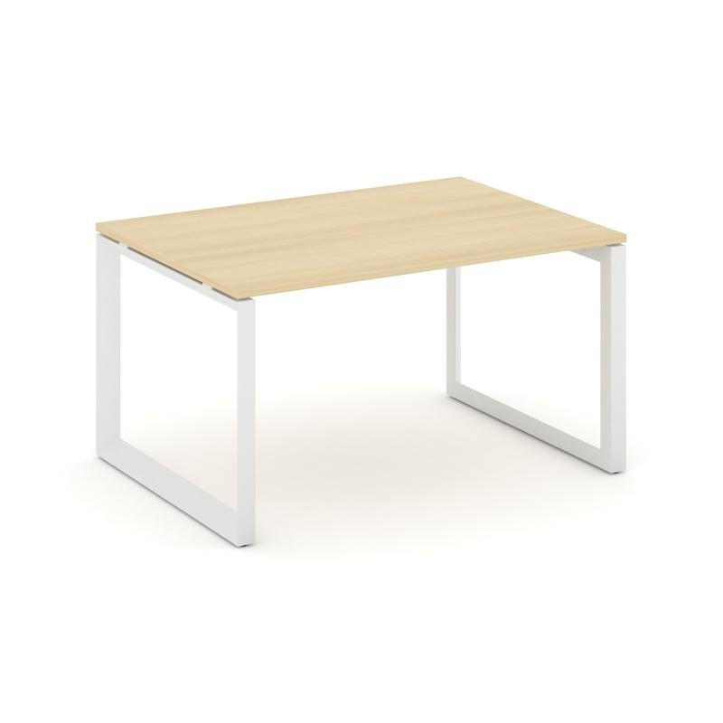 Style Project Стол переговорный SN-59O.SPRG-002.3 Акация Лорка/Металл Белый 1180*980*750