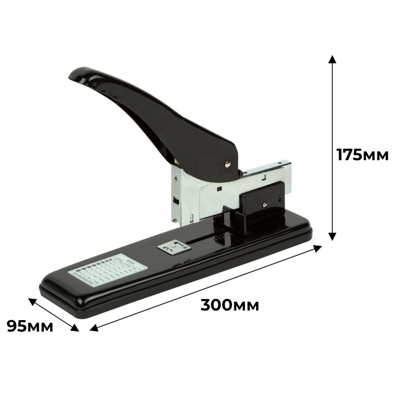 Степлер Attache професс. до 200 л. (бум.80 гр/м2), черный, №23