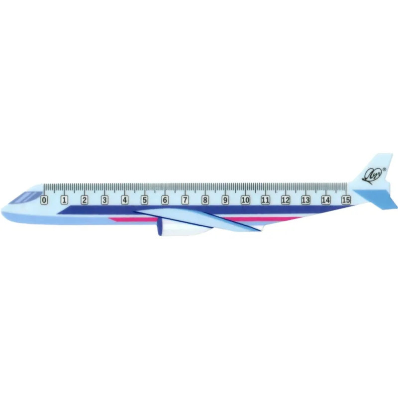 Линейка фигурная Самолет 34С 2264-08