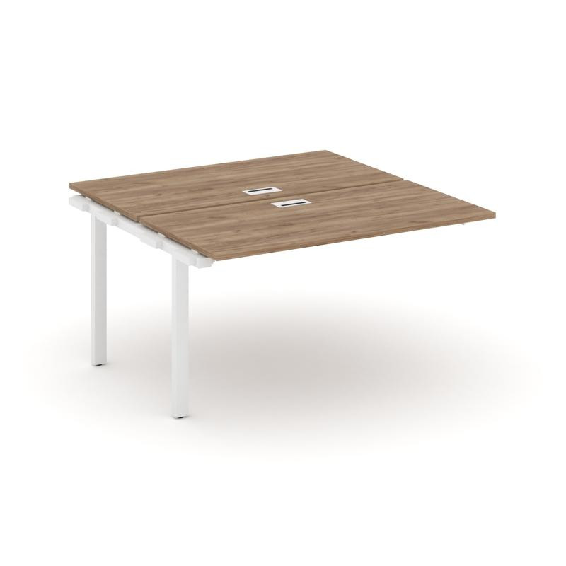 Style Project Проходной наб. элем. SN-59P.DNRS-014 Дуб Табак/Металл Белый/Белый Заглушка 1580*1432*7