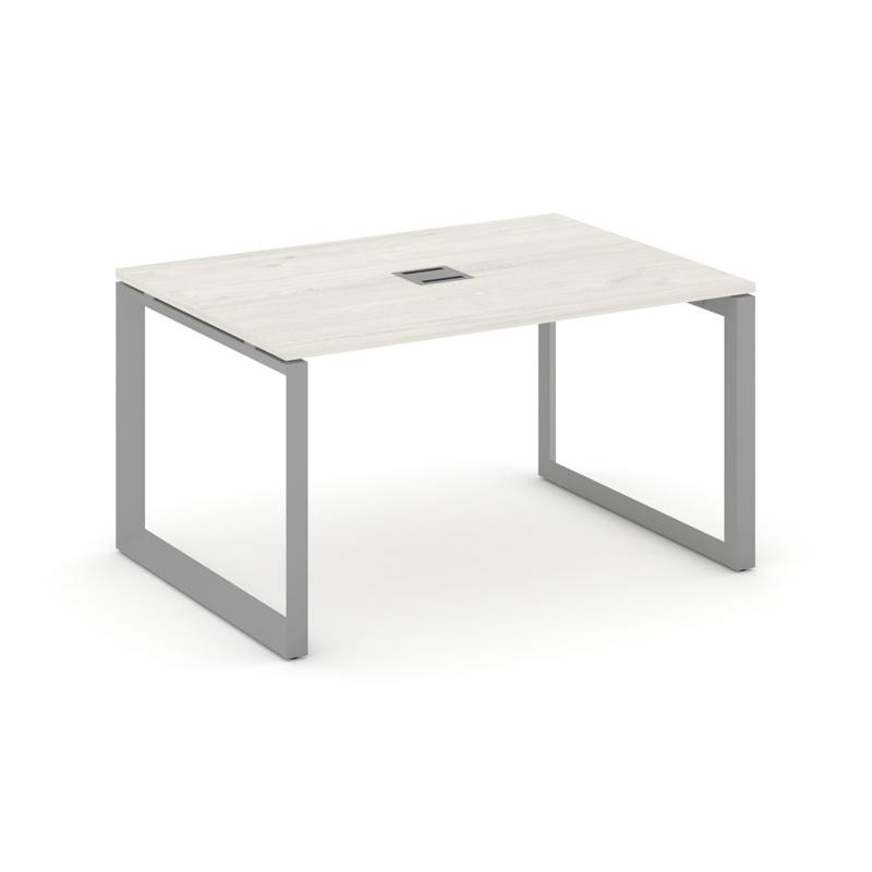 Style Project Стол переговорный SN-59O.SPRG-003 Дуб Наварра/Металл Серый 1380*980*750