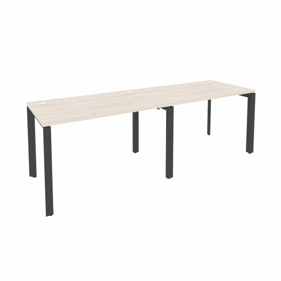 Onix Рабочая станция на П-образном м/к O.MP-RS-2.2.7 Денвер Светлый/Металл Антрацит 2360*720*750