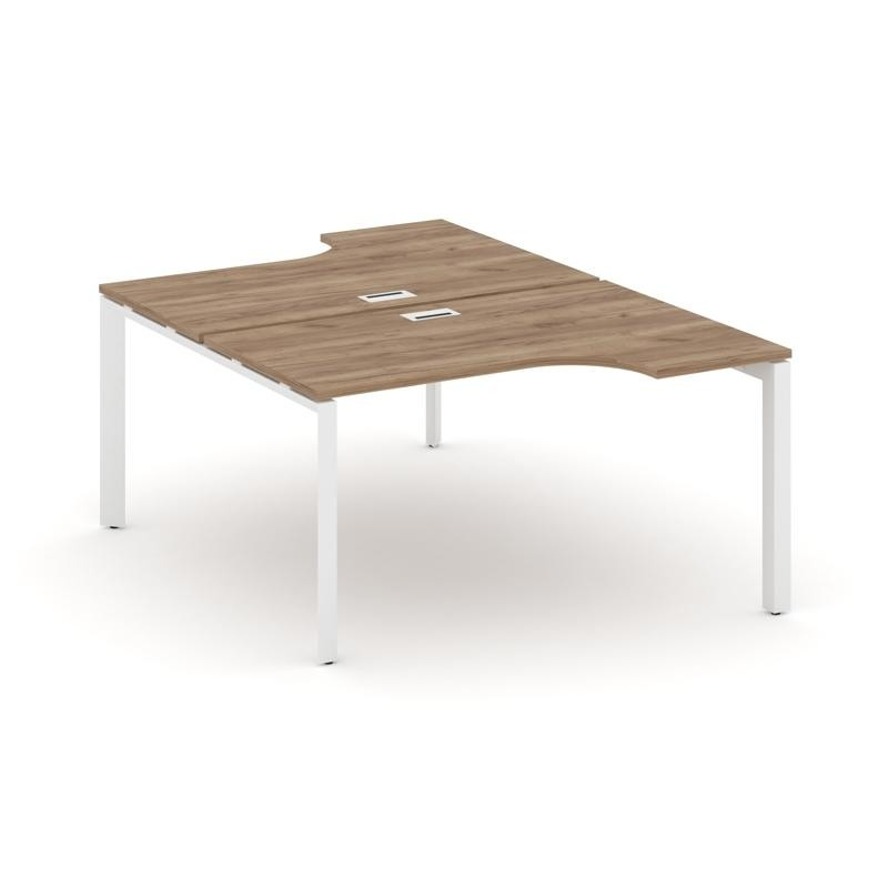 Style Project Рабочая станция эргономичная SN-59P.DRPA-011 Дуб Табак/Металл Белый/Белый Заглушка 138