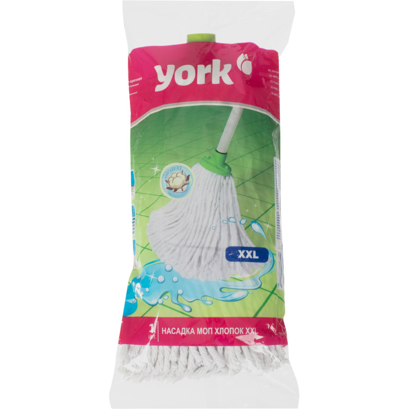 Насадка МОП YORK XXL для уборки хлопковая