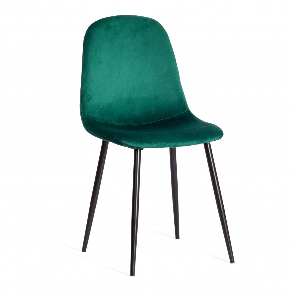 Стул BREEZE (mod. 4724) Велюр/металл , 44 х 53 х 87 см, Emerald (изумрудный) HLR56 / черный