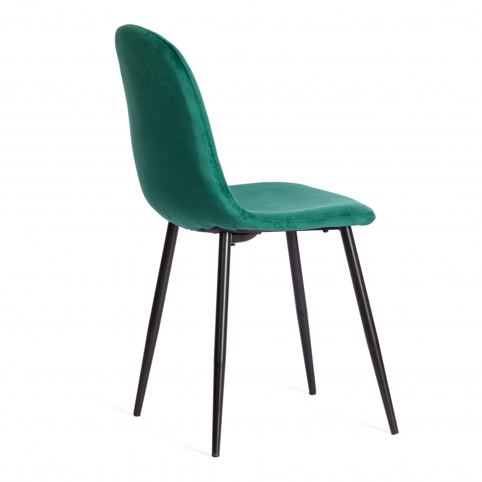 Стул BREEZE (mod. 4724) Велюр/металл , 44 х 53 х 87 см, Emerald (изумрудный) HLR56 / черный