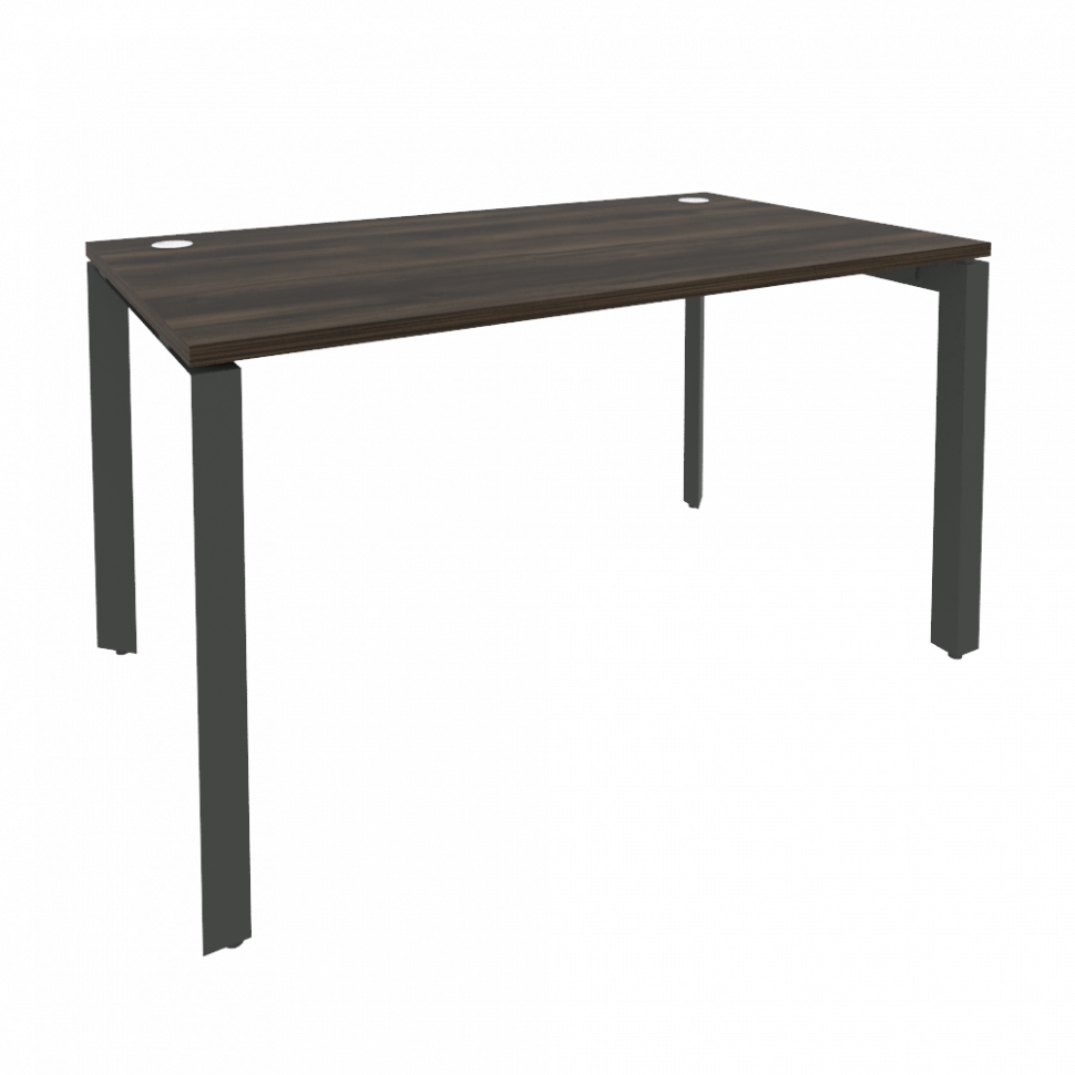 Onix Стол рабочий на П-образном м/к O.MP-SP-3.8 Дуб Мали/Металл Антрацит 1380*800*750