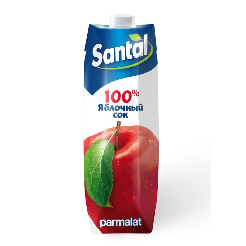 Сок SANTAL яблочный 1л