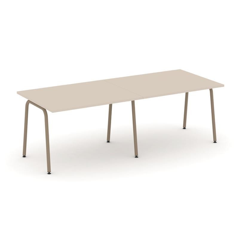 Estetica Стол переговорный ES.PRG-2.2-K Капучино/Металл Латте 2360*980*750 Estetica Стол переговорный ES.PRG-2.2-K Капучино/Металл Латте 2360*980*750