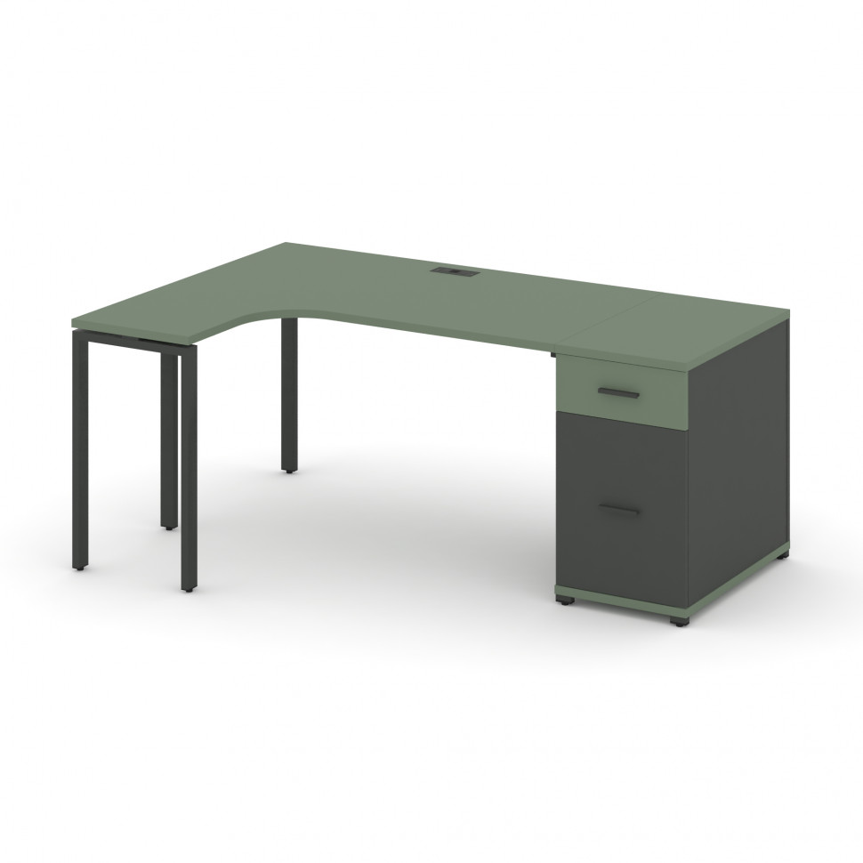 Concept Стол эргономичный CN.SA-403(L) A Кобо/Антрацит/Металл Антрацит 1800*1180*750 Concept Стол эргономичный CN.SA-403(L) A Кобо/Антрацит/Металл Антрацит 1800*1180*750